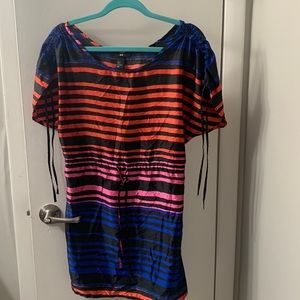 Satin summer mini dress by H&M